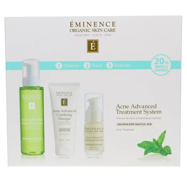 Eminence Acne Advanced 3-Step Treatment System Kit